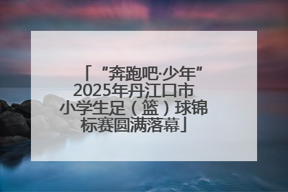 “奔跑吧·少年”2025年丹江口市小学生足（篮）球锦标赛圆满落幕