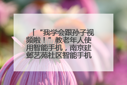 “我学会跟孙子视频啦！”教老年人使用智能手机，南京建邺艺苑社区智能手机课堂圆满落幕