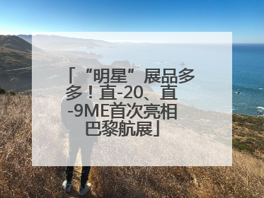 “明星”展品多多！直-20、直-9ME首次亮相巴黎航展