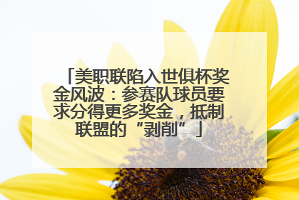 美职联陷入世俱杯奖金风波：参赛队球员要求分得更多奖金，抵制联盟的“剥削”