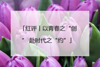 红评丨以青春之“创” 赴时代之“约”