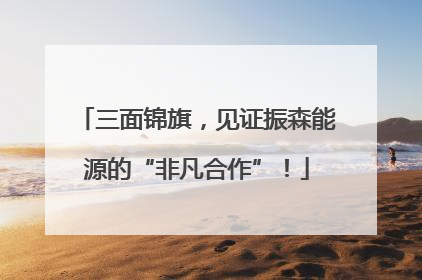 三面锦旗，见证振森能源的“非凡合作”！
