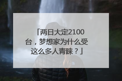 两日大定2100台，梦想家为什么受这么多人青睐？