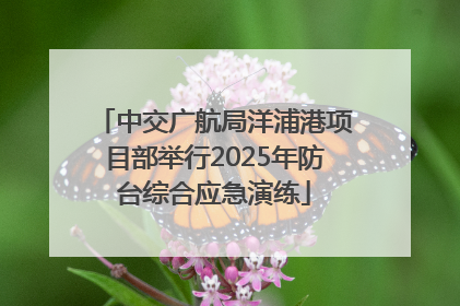 中交广航局洋浦港项目部举行2025年防台综合应急演练