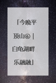 今晚平顶山⑥｜白龟湖畔乐融融