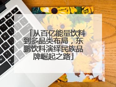 从百亿能量饮料到多品类布局，东鹏饮料演绎民族品牌崛起之路