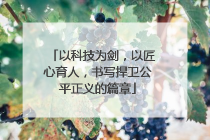 以科技为剑，以匠心育人，书写捍卫公平正义的篇章