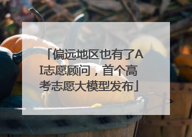 偏远地区也有了AI志愿顾问，首个高考志愿大模型发布
