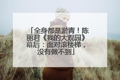 全身都是淤青！陈丽君《我的大观园》幕后：面对滚楼梯，没有做不到