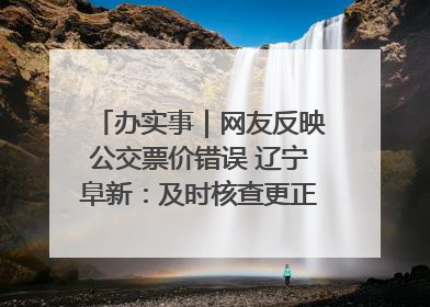 办实事｜网友反映公交票价错误 辽宁阜新：及时核查更正 加强实时巡检