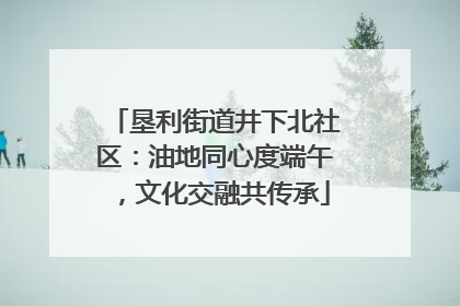 垦利街道井下北社区：油地同心度端午，文化交融共传承