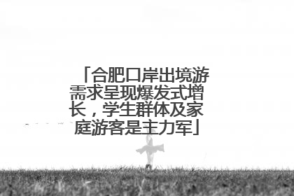合肥口岸出境游需求呈现爆发式增长，学生群体及家庭游客是主力军
