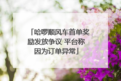 哈啰顺风车首单奖励发放争议 平台称因为订单异常