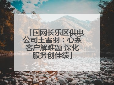 国网长乐区供电公司王雪羽：心系客户解难题 深化服务创佳绩