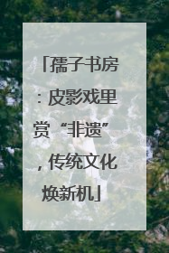 孺子书房：皮影戏里赏“非遗”，传统文化焕新机