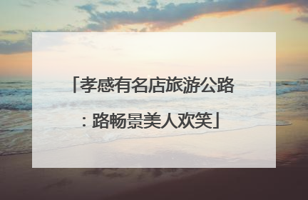 孝感有名店旅游公路：路畅景美人欢笑