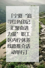 宁夏“追寻红色印记 汇聚奋进力量”职工区内疗休养线路推介活动举行