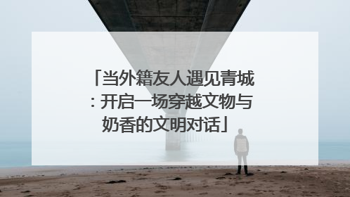 当外籍友人遇见青城：开启一场穿越文物与奶香的文明对话