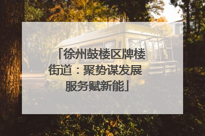 徐州鼓楼区牌楼街道：聚势谋发展 服务赋新能
