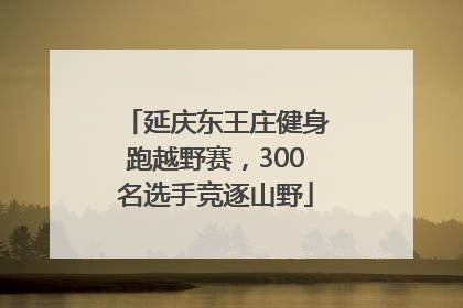 延庆东王庄健身跑越野赛，300名选手竞逐山野