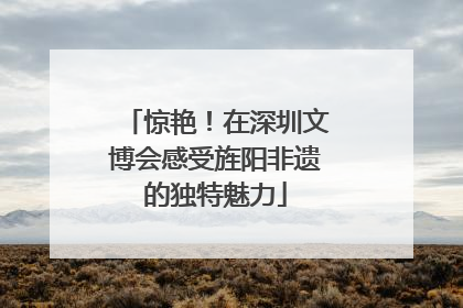 惊艳！在深圳文博会感受旌阳非遗的独特魅力