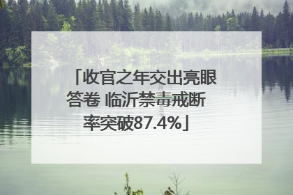 收官之年交出亮眼答卷 临沂禁毒戒断率突破87.4%