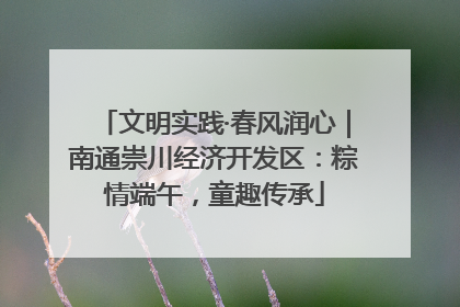 文明实践·春风润心｜南通崇川经济开发区：粽情端午，童趣传承