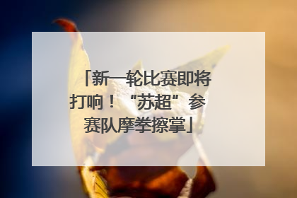 新一轮比赛即将打响！“苏超”参赛队摩拳擦掌
