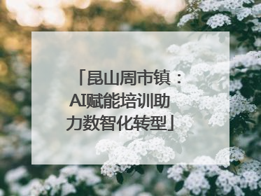 昆山周市镇：AI赋能培训助力数智化转型