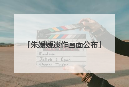 朱媛媛遗作画面公布