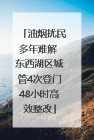 油烟扰民多年难解 东西湖区城管4次登门48小时高效整改