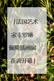 法国艺术家卡罗琳·佩隆插画展在蓉开幕