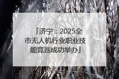 济宁：2025全市无人机行业职业技能竞赛成功举办