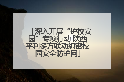 深入开展“护校安园”专项行动 陕西平利多方联动织密校园安全防护网