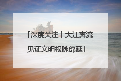 深度关注丨大江奔流见证文明根脉绵延