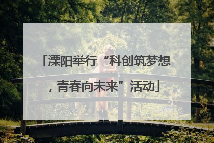 溧阳举行“科创筑梦想，青春向未来”活动