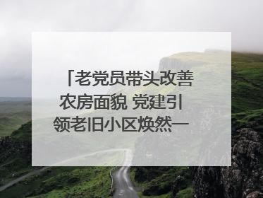 老党员带头改善农房面貌 党建引领老旧小区焕然一新｜内江东兴“红”在哪？④