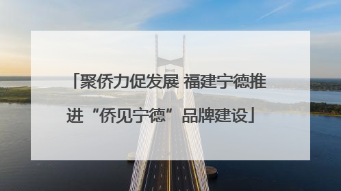 聚侨力促发展 福建宁德推进“侨见宁德”品牌建设