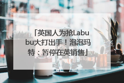 英国人为抢Labubu大打出手！泡泡玛特：暂停在英销售