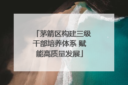 茅箭区构建三级干部培养体系 赋能高质量发展