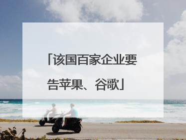 该国百家企业要告苹果、谷歌