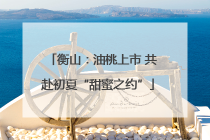 衡山：油桃上市 共赴初夏“甜蜜之约”