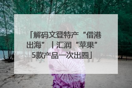 解码文登特产“借港出海”丨汇润“苹果”5款产品一次出圈