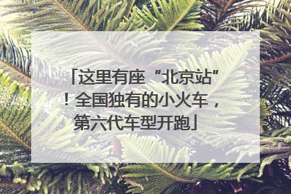 这里有座“北京站”！全国独有的小火车，第六代车型开跑