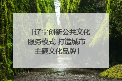 辽宁创新公共文化服务模式 打造城市主题文化品牌