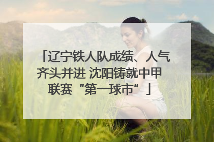 辽宁铁人队成绩、人气齐头并进 沈阳铸就中甲联赛“第一球市”