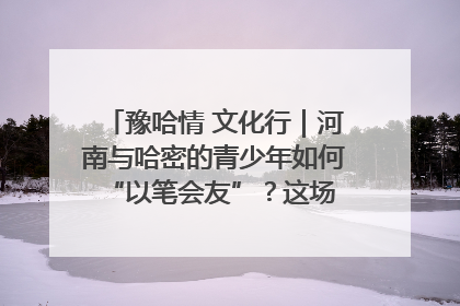 豫哈情 文化行｜河南与哈密的青少年如何 “以笔会友”？这场书画展藏着答案