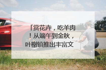 赏花卉，吃羊肉！从端午到金秋，叶榭镇推出丰富文旅活动邀您爽玩