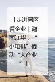 走进园区看企业｜湖南江华：“小电机”撬动“大产业”