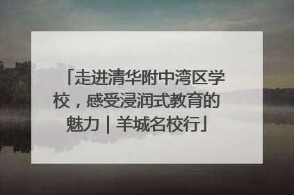 走进清华附中湾区学校，感受浸润式教育的魅力｜羊城名校行
